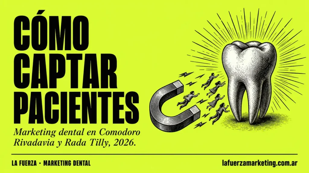 Cómo captar pacientes para tu consultorio odontológico en Comodoro Rivadavia y Rada Tilly — La Fuerza Marketing Digital
