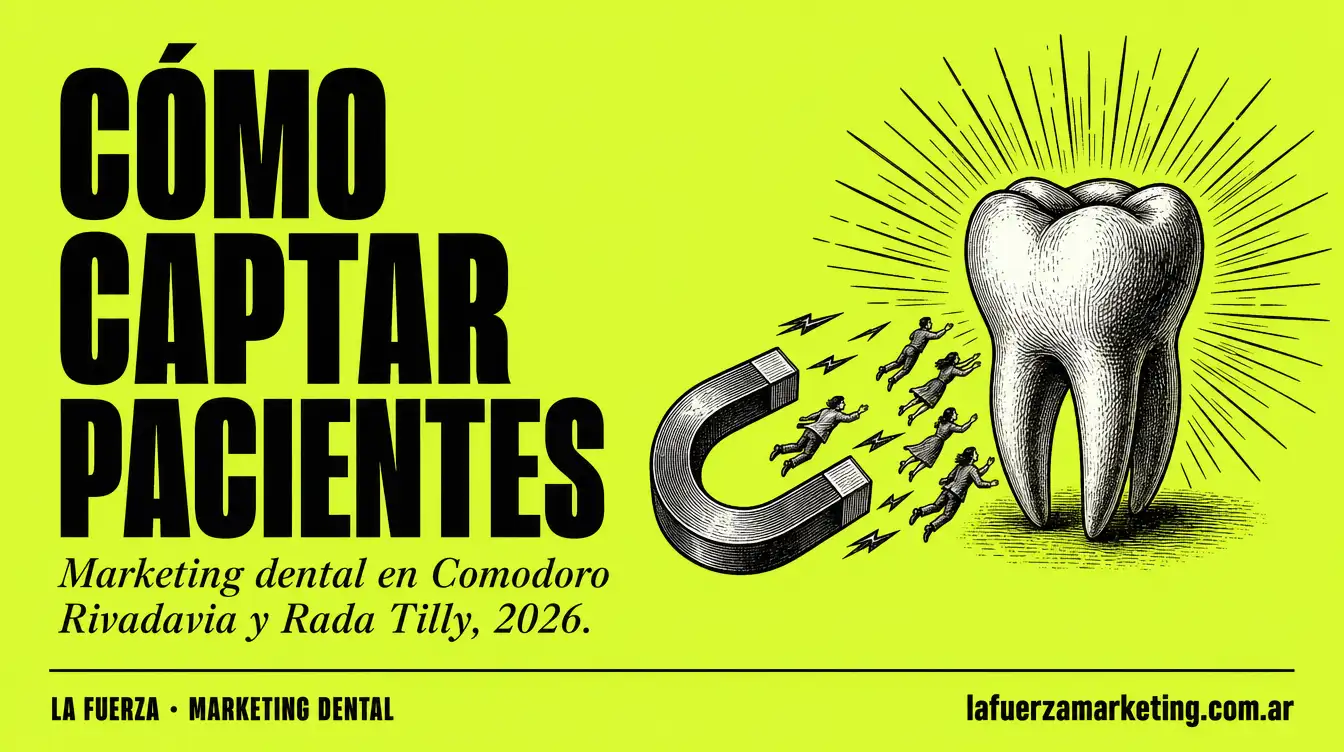 Cómo captar pacientes para tu consultorio odontológico en Comodoro Rivadavia y Rada Tilly — La Fuerza Marketing Digital