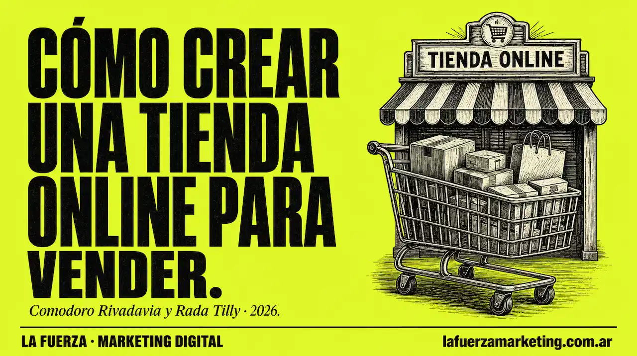 Cómo crear una página web para vender en Comodoro Rivadavia y Rada Tilly — La Fuerza Marketing Digital