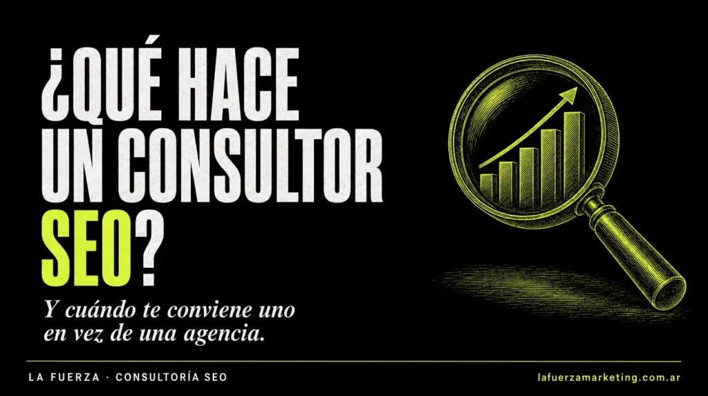 Qué hace un consultor SEO y cuándo conviene en vez de una agencia — La Fuerza
