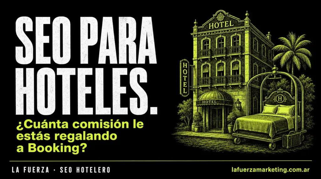 SEO para hoteles: cuánta comisión le estás regalando a Booking y cómo recuperarla con reservas directas — La Fuerza